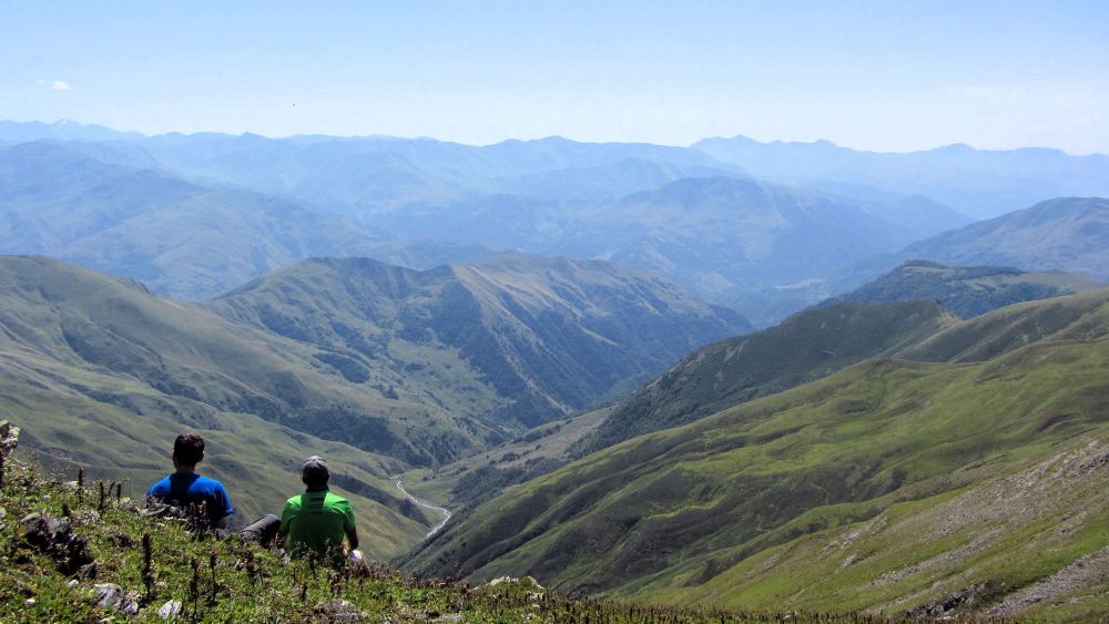 Views south from the Bogovachisghele pass