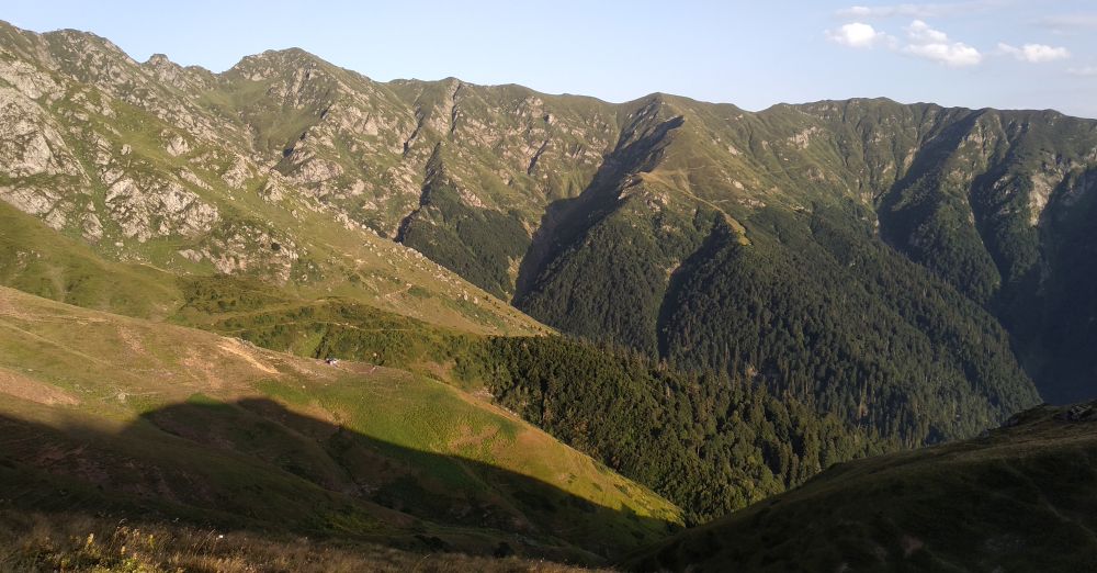 Towards the Bechuni ridge