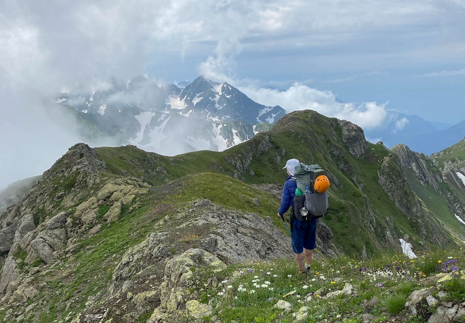 Along the route to the 'Siqvaruli pass'