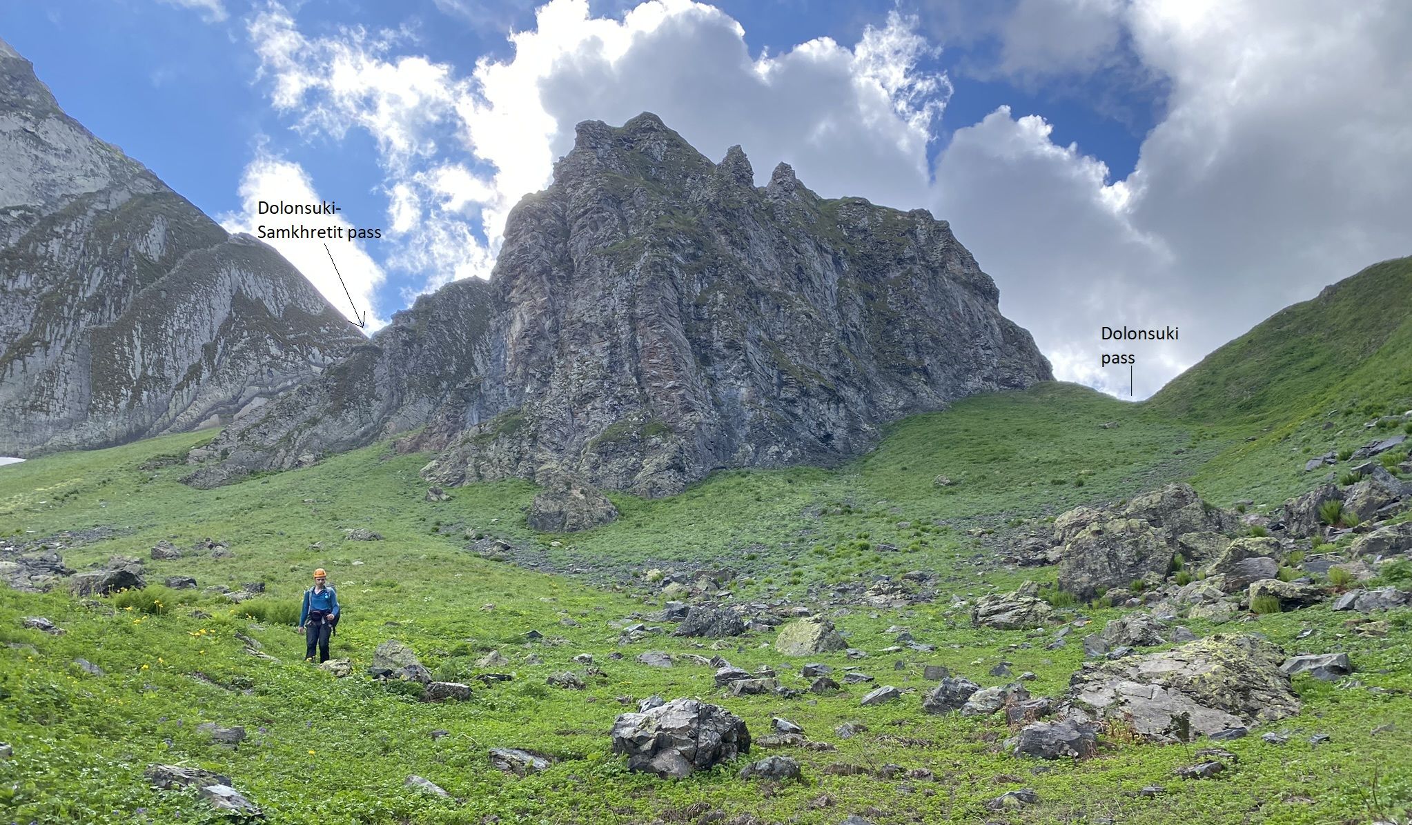 Mountains behind