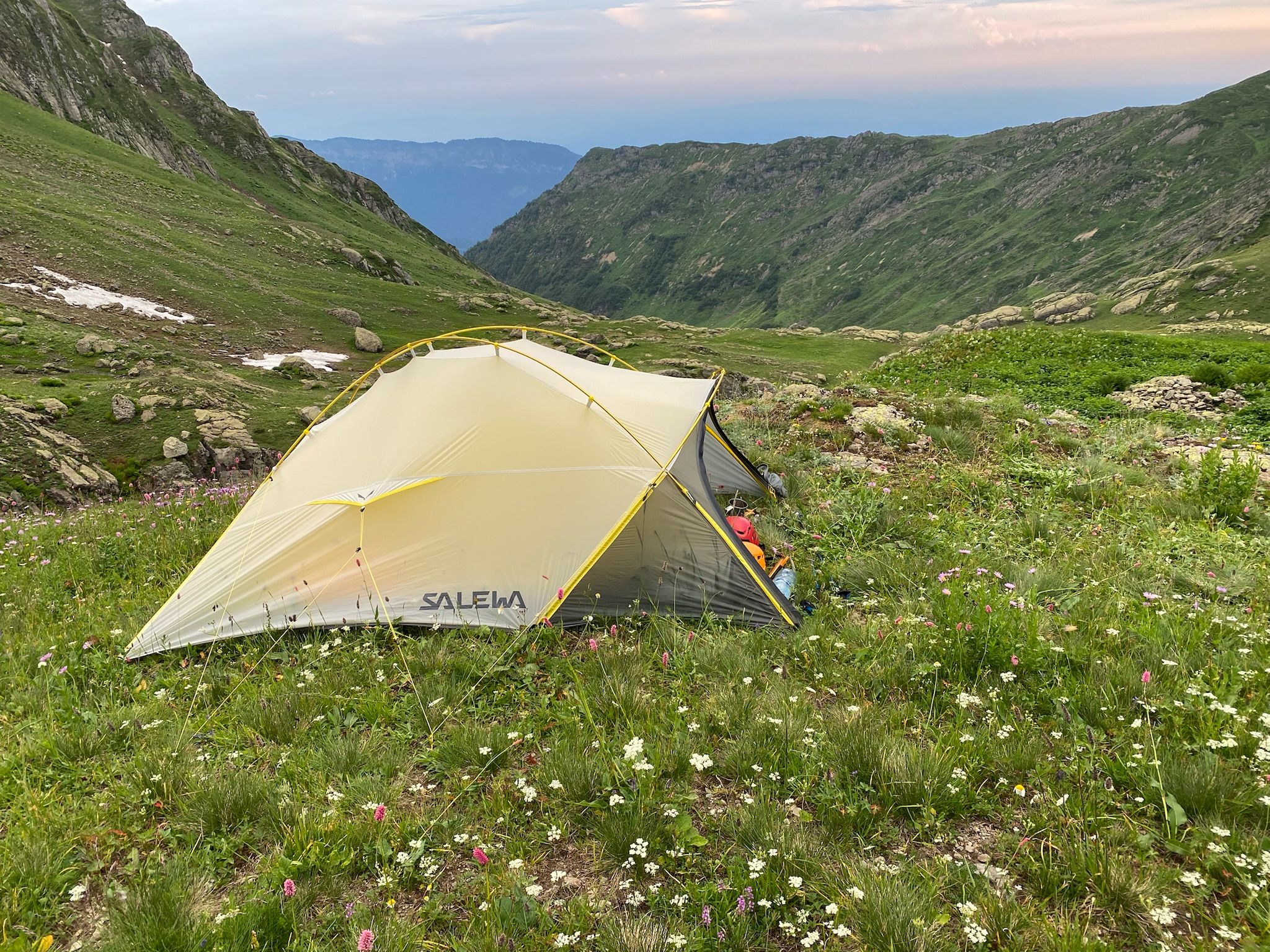 Camping in Skurchal valley