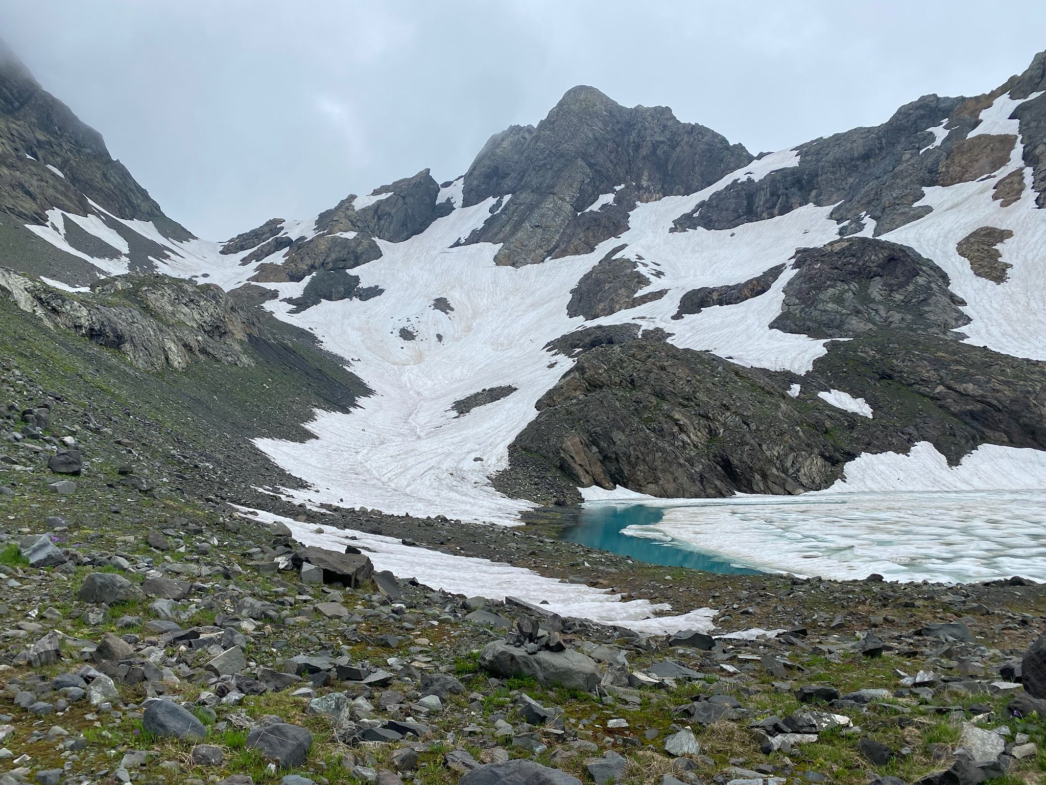 Climb to the SRTM pass