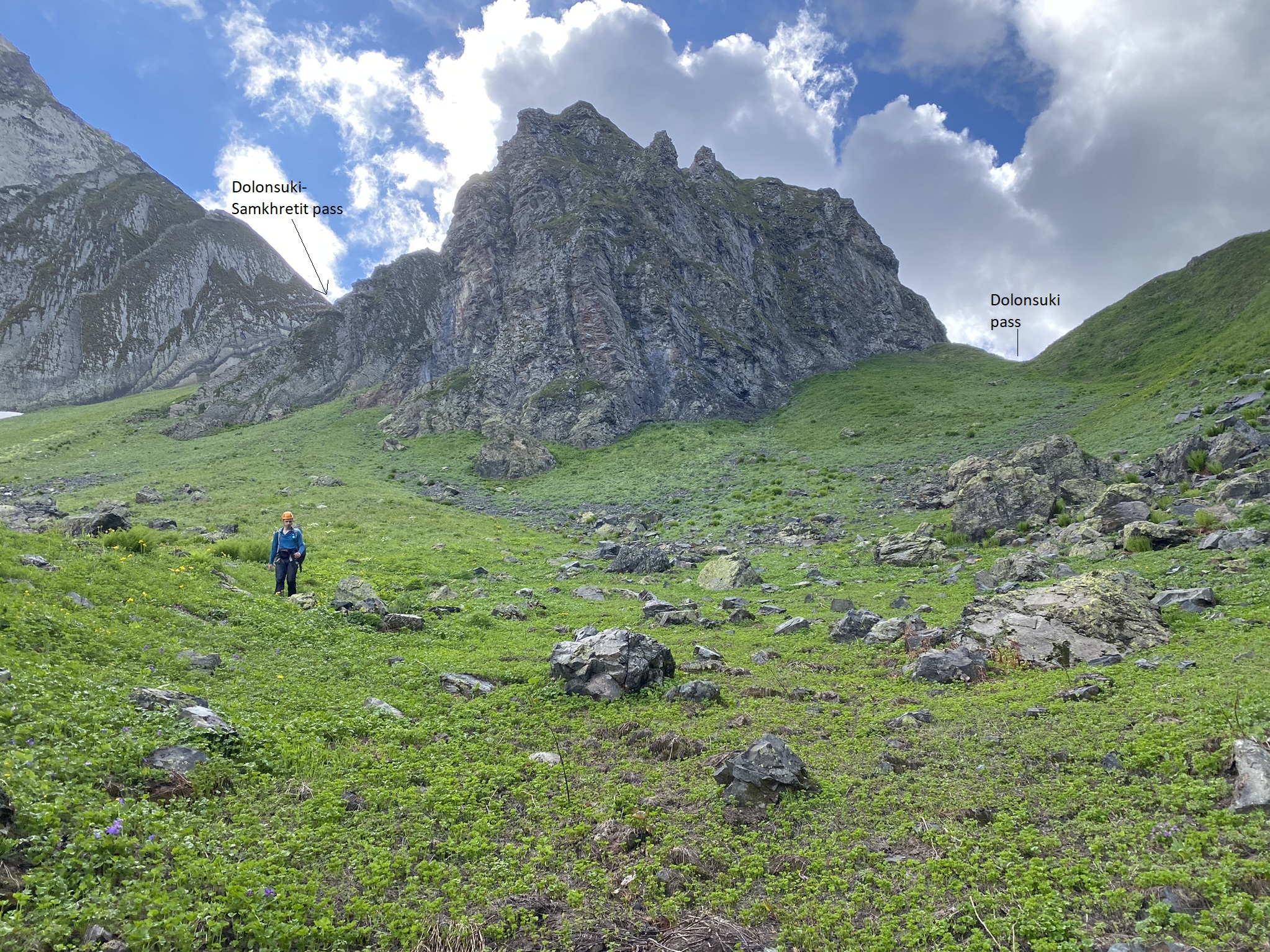 Mountains behind