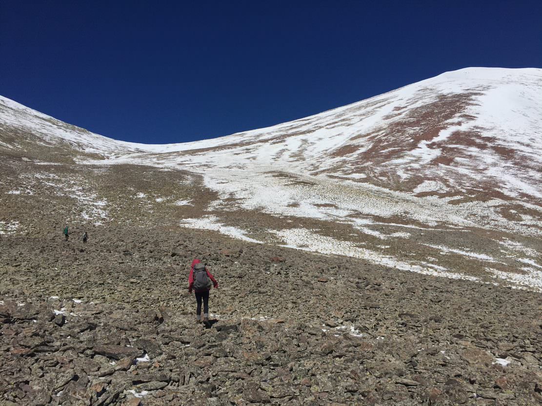 Stone plateau along the walk