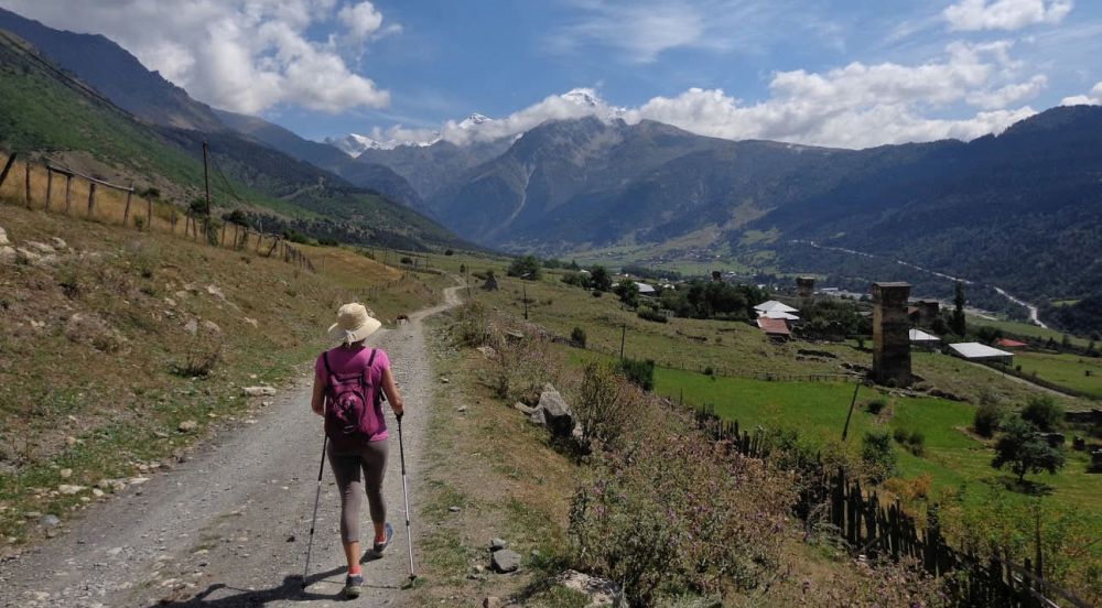 Trek from Mestia to Ushguli