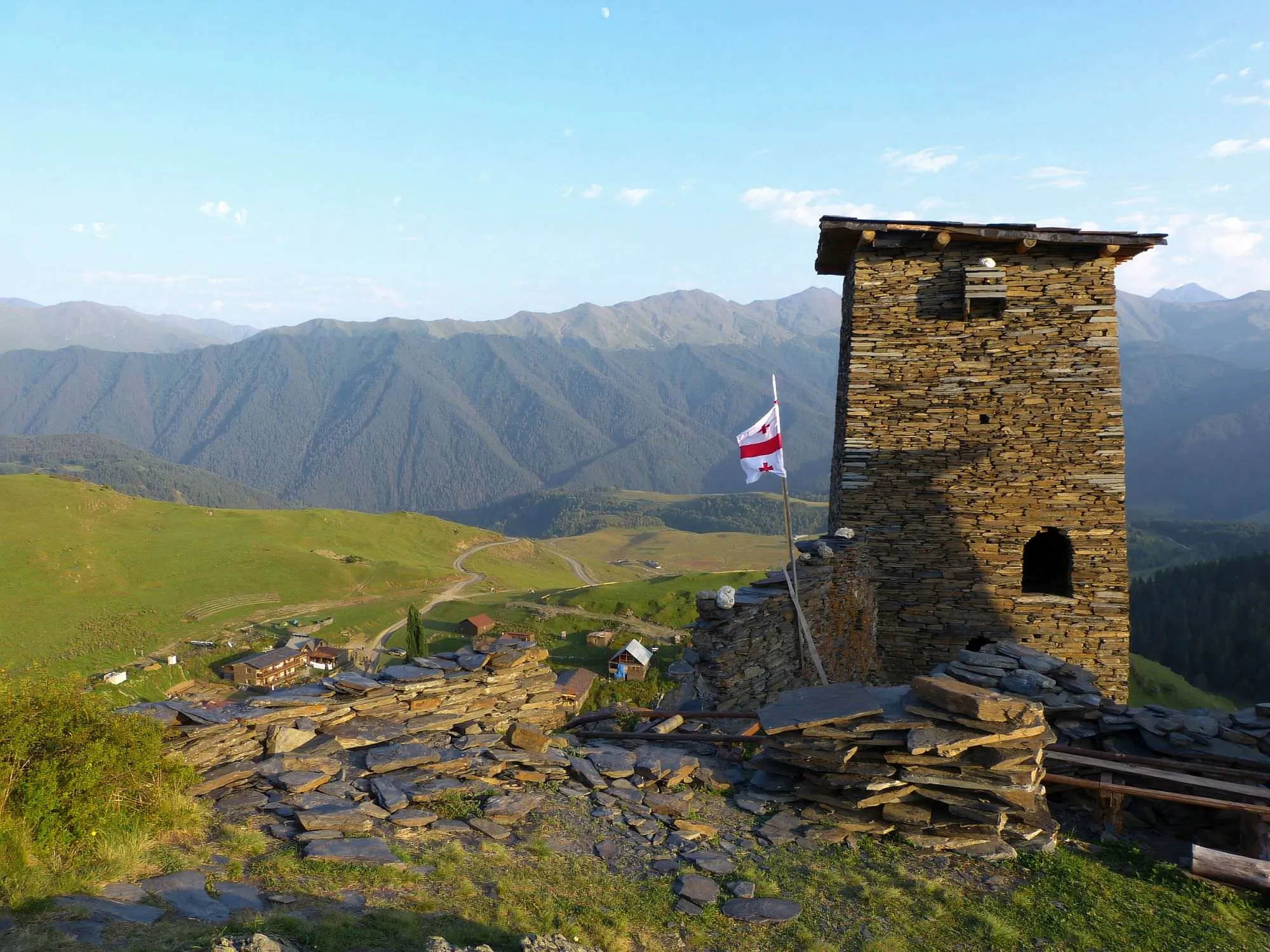 View from Keselo hill in Zemo Omalo