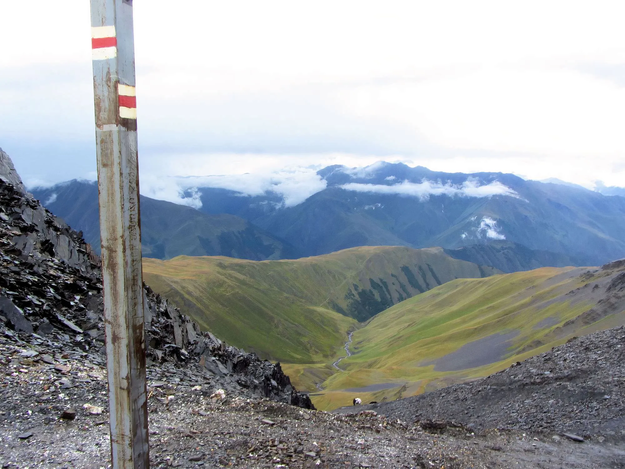 View from Atsunta pass
