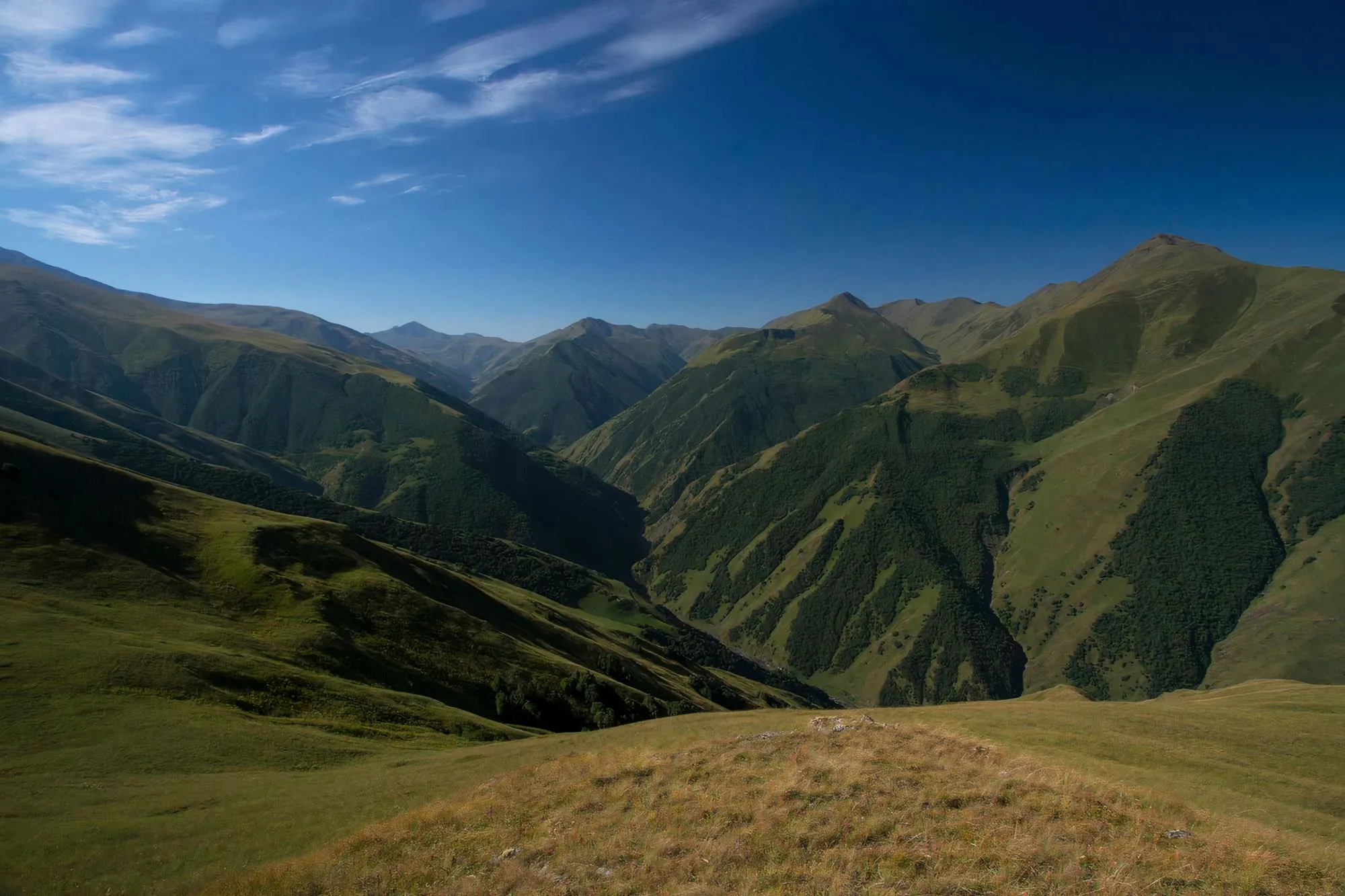 Andaki valley from Khidotani ridge