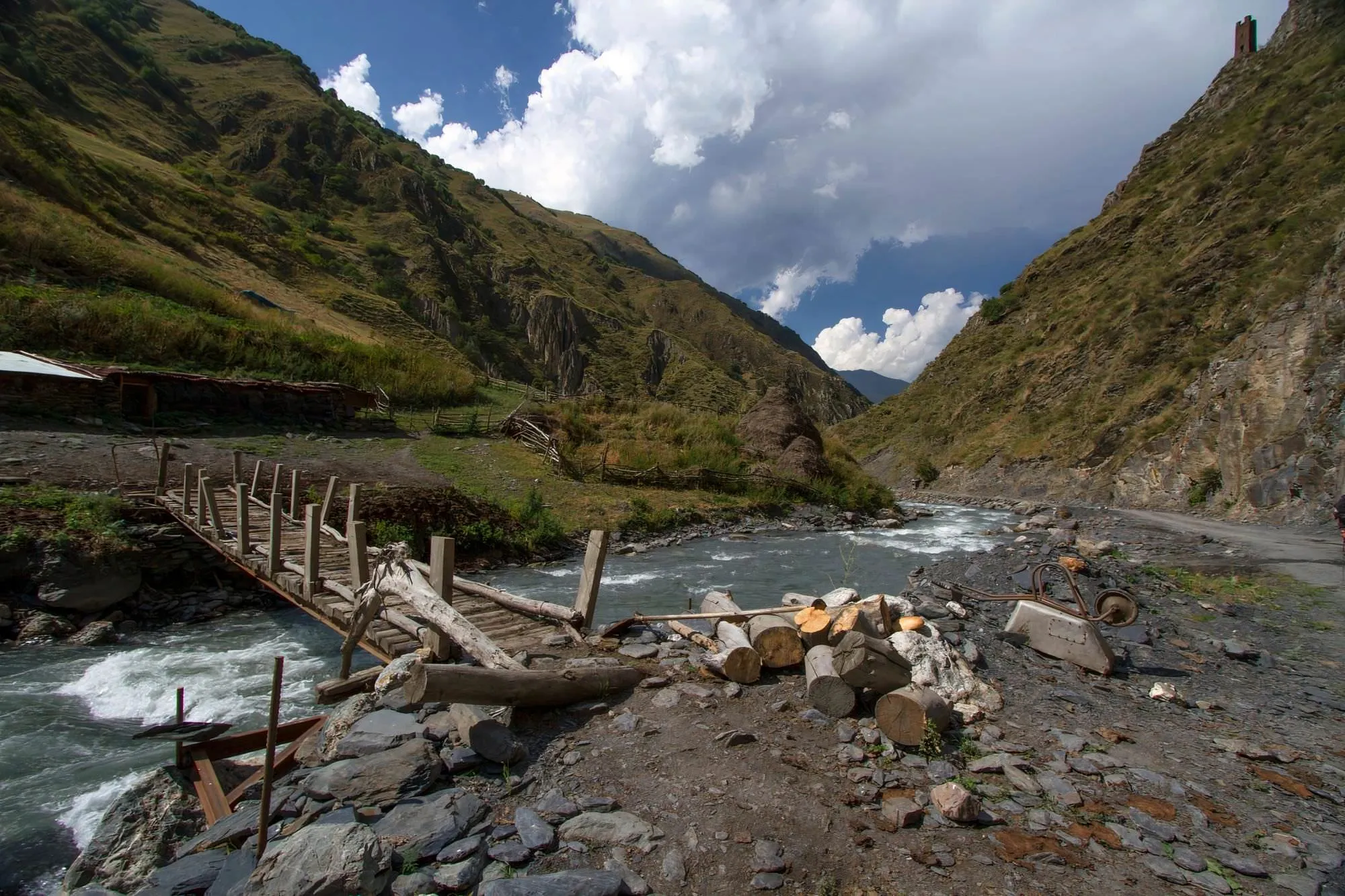 In the Andaki valley